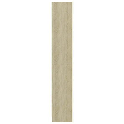 4-Tier Book Cabinet Sonoma Oak - Chipboard