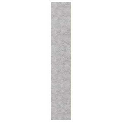 4-Tier Book Cabinet Concrete Grey-Chipboard