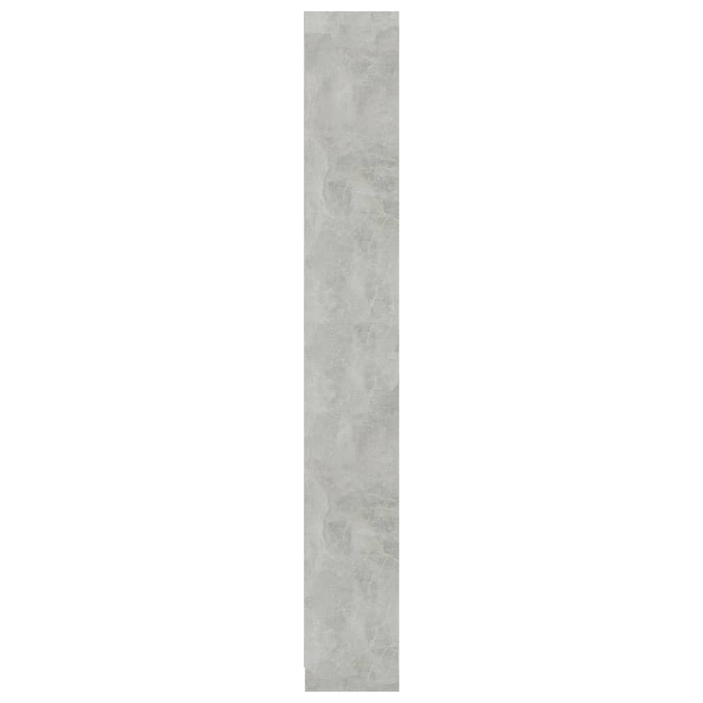 5-Tier Book Cabinet Concrete Grey -Chipboard