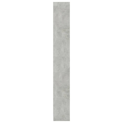 5-Tier Book Cabinet Concrete Grey -Chipboard