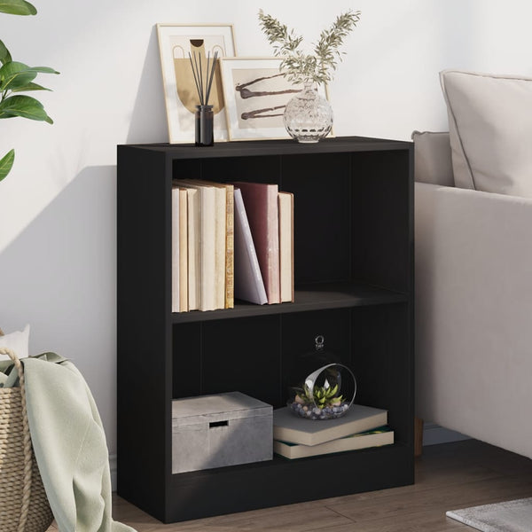  Bookshelf Black Chipboard