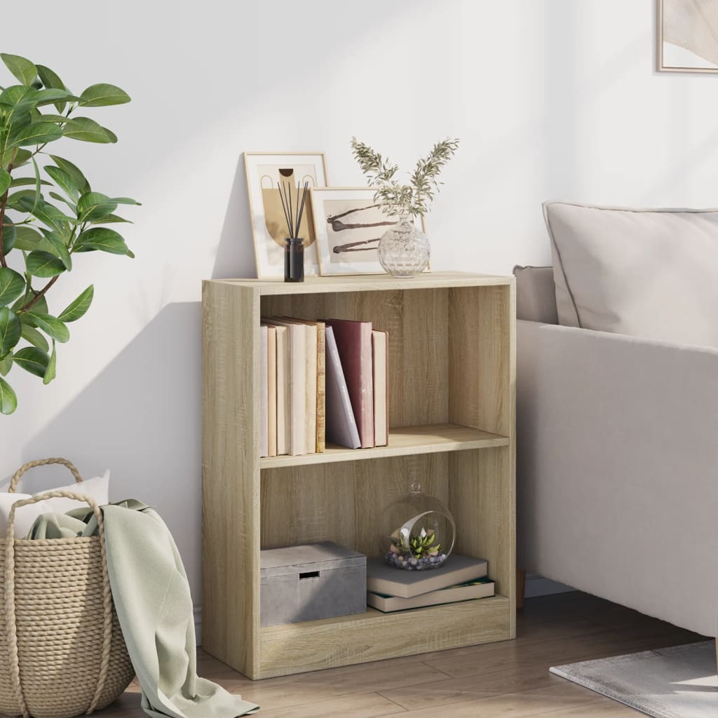 Bookshelf Sonoma Oak Chipboard - 60×24×76cm