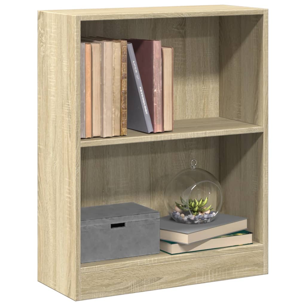 Bookshelf Sonoma Oak Chipboard - 60×24×76cm