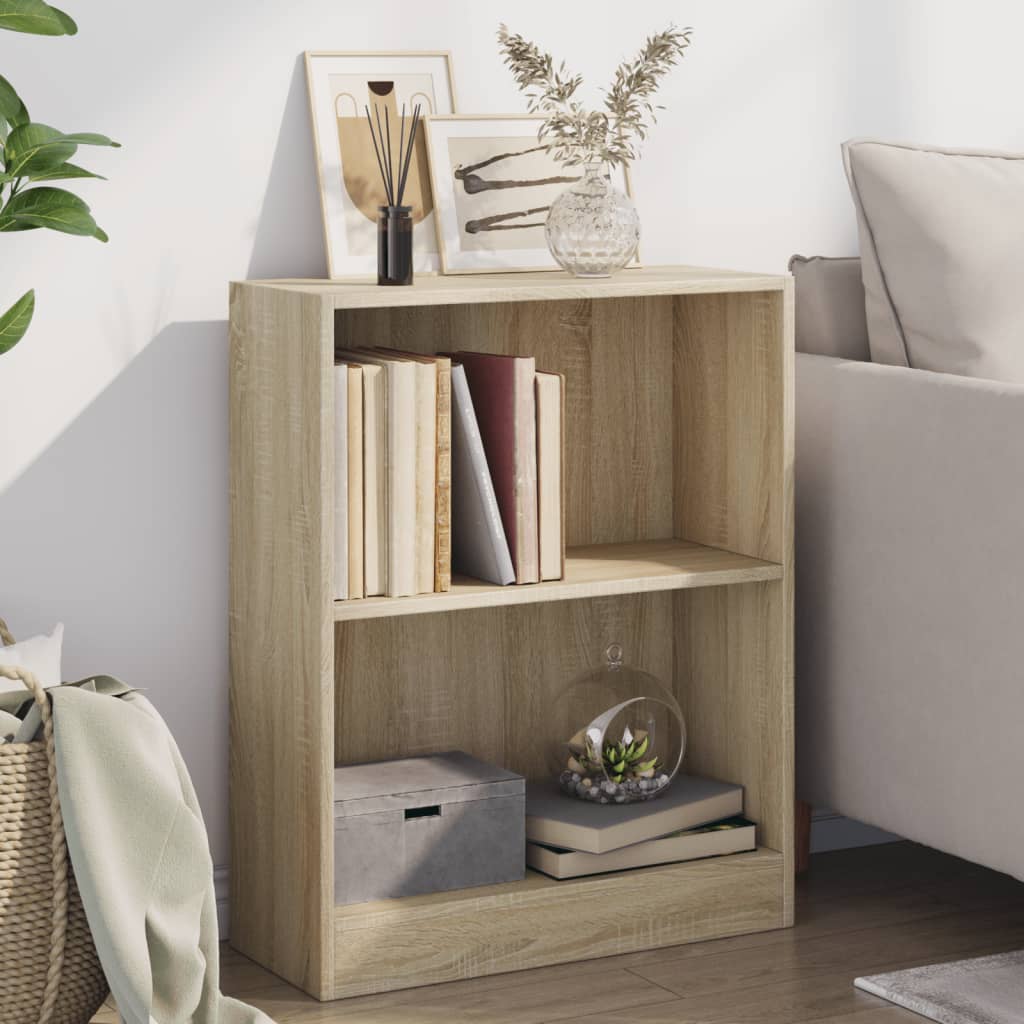 Bookshelf Sonoma Oak Chipboard - 60×24×76cm