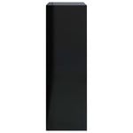 Bookshelf High Gloss Black Chipboard