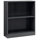 Bookshelf High Gloss Grey Chipboard