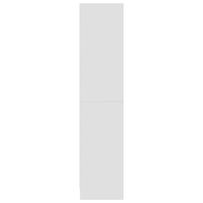 3-Tier Book Cabinet White - Chipboard