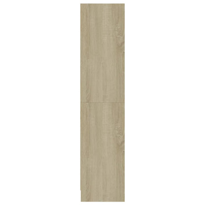 3-Tier Book Cabinet Sonoma Oak, Chipboard