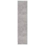 3-Tier Book Cabinet Concrete Grey, Chipboard