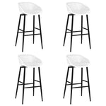 Bar Chairs 4 pcs White