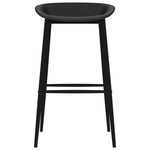 Bar Chairs 4 pcs Black