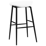 Bar Chairs 4 pcs White