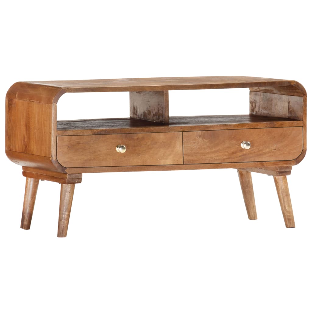 TV Cabinet 2 Darwers Solid mango wood