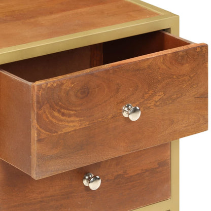 Bedside Cabinet Solid mango wood, steel