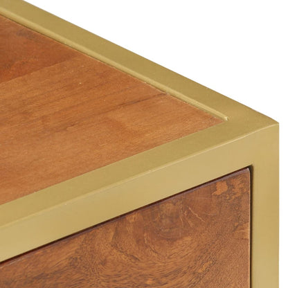 Bedside Cabinet Solid mango wood, steel
