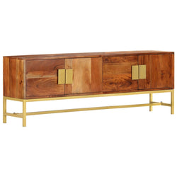 TV Cabinet Solid Acacia Wood