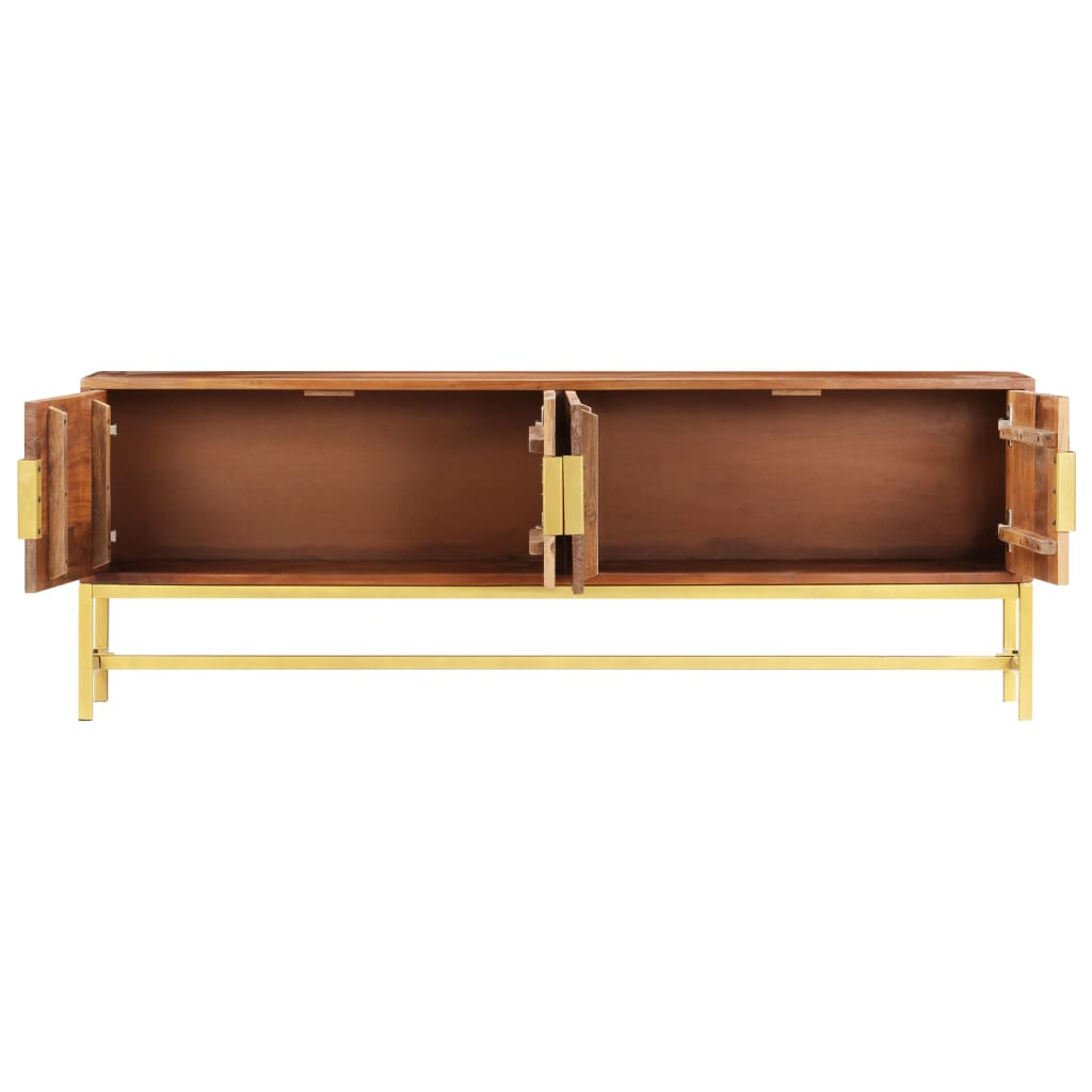TV Cabinet Solid Acacia Wood