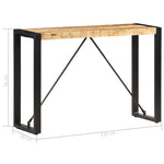 Console Table 110x35x76 cm Solid Mango Wood