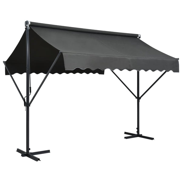  Free Standing Awning Anthracite S