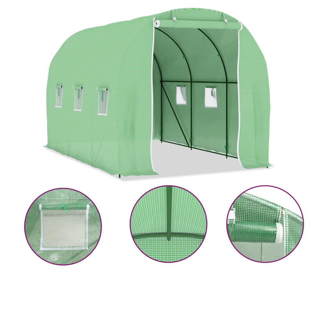 Greenhouse 6.86 mÂ² 3.43x2x2 m