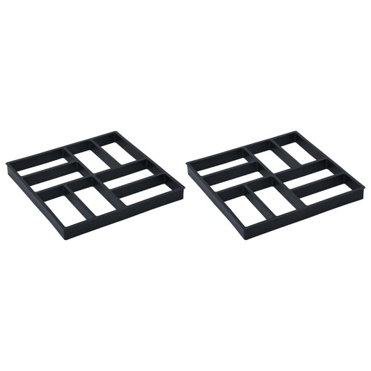 Pavement Moulds 2 pcs Plastic - 40×40×4cm