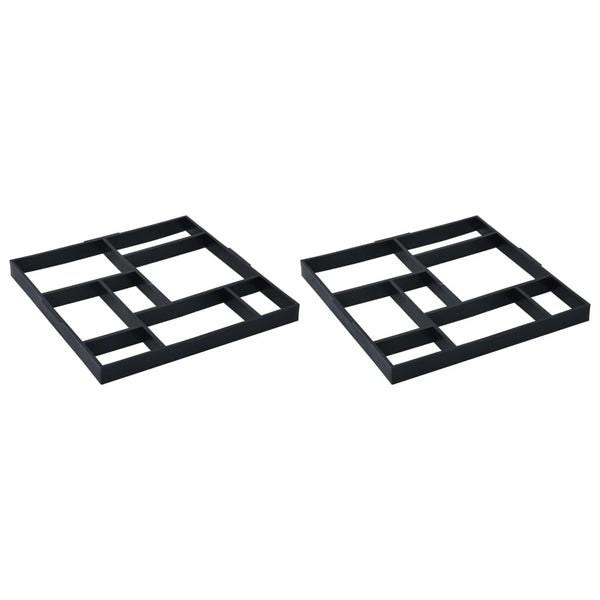  Pavement Moulds 2 pcs  Plastic