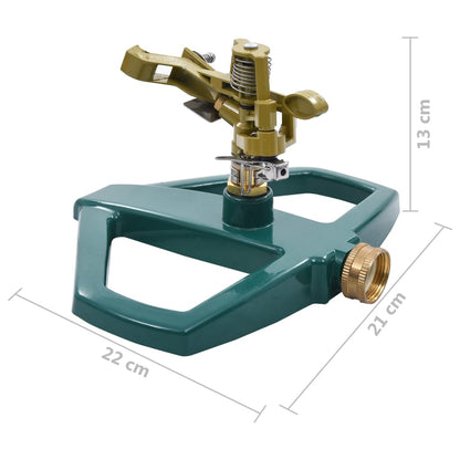 Rotary Sprinkler Green Metal