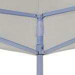 Professional Folding Party Tent 2x2 m Steel Cream