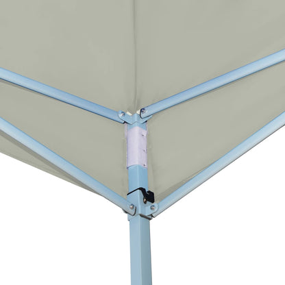 Folding Gazebo with 4 Sidewalls 5x5 m Cream