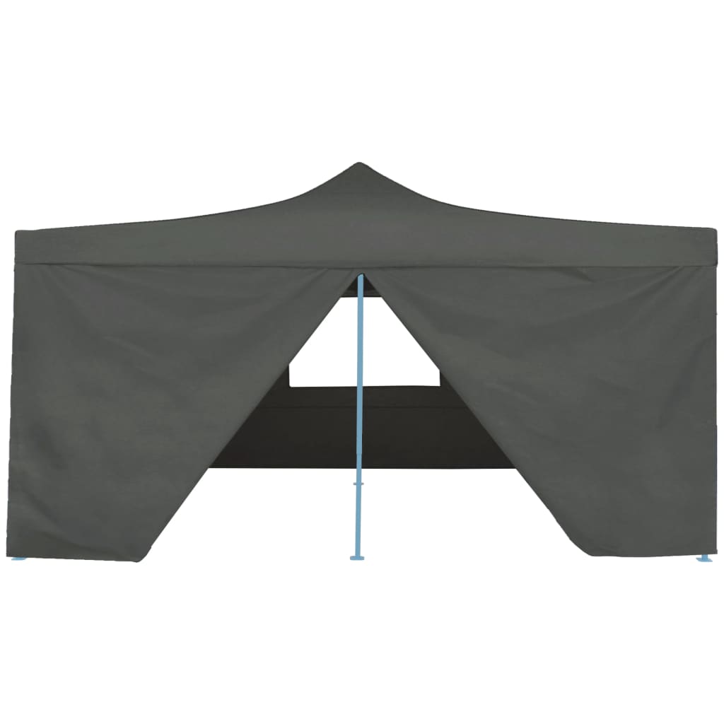 Folding Gazebo with 4 Sidewalls 5x5 m Anthracite
