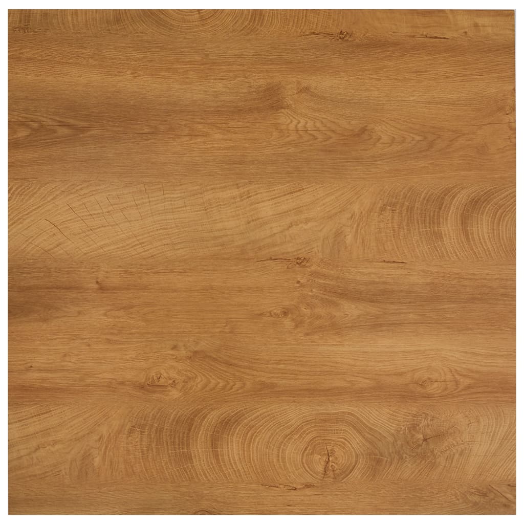 Dining Table Oak and Black  MDF