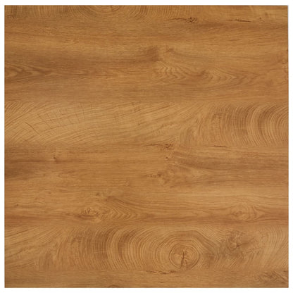 Dining Table Oak and Black  MDF