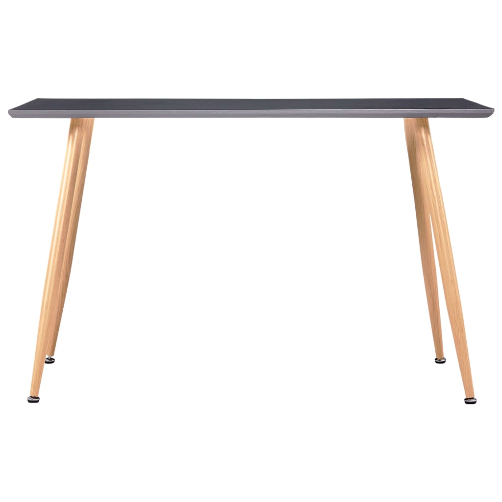 Dining Table Grey & Oak MDF