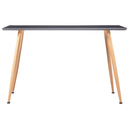 Dining Table Grey & Oak MDF