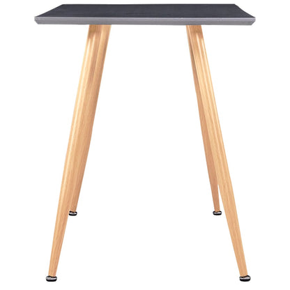 Dining Table Grey & Oak MDF