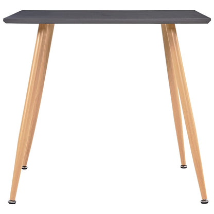 Dining Table Grey and Oak  MDF