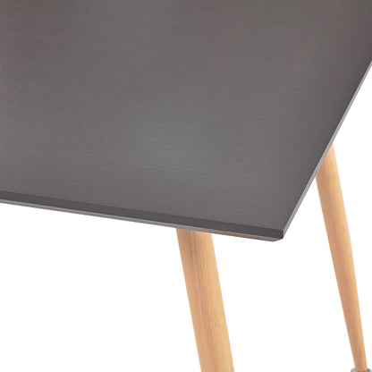 Dining Table Grey and Oak  MDF