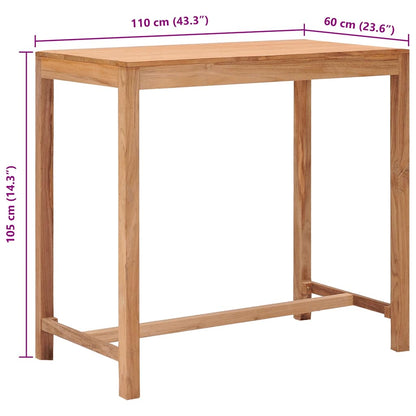 Comfortable Garden Bar Table 110x60x105 cm Relaxing Seating Essentials 