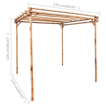 Pergola Bamboo - 170×170×220cm