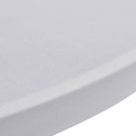 Standing Table Cover 60 cm White Stretch 4 pcs