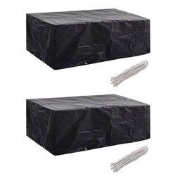 2 pcs Garden Furniture Covers 8 Eyelets