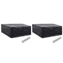 Garden Furniture Covers 2 pcs 10 Eyelets