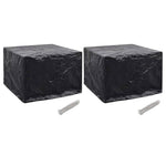 Garden Furniture Covers 2 pcs 8 Eyelets