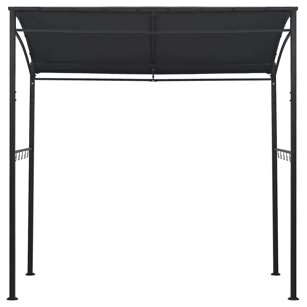 BBQ Gazebo 215x150x220cm Anthracite Steel | HomeAndLiving
