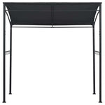 BBQ Gazebo 215x150x220cm Anthracite Steel | HomeAndLiving