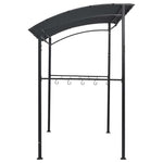 BBQ Gazebo 215x150x220cm Anthracite Steel | HomeAndLiving