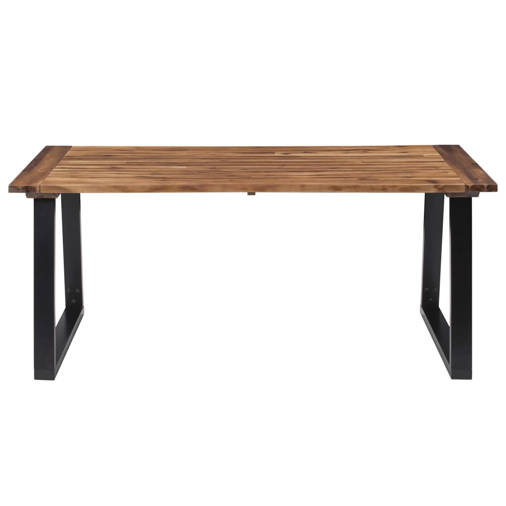 Dining Table Solid Acacia Wood - 180×90×75cm