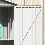 Galvanised Steel Garden Shed 116x175cm | HomeAndLiving