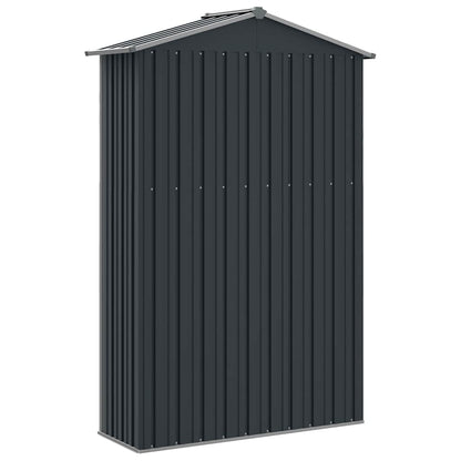 Steel Garden Shed Anthracite 116x45x175cm | HomeAndLiving