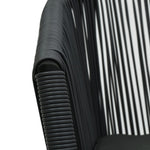 Space Saving Garden Chairs 2 pcs Black Home Use Modern Living